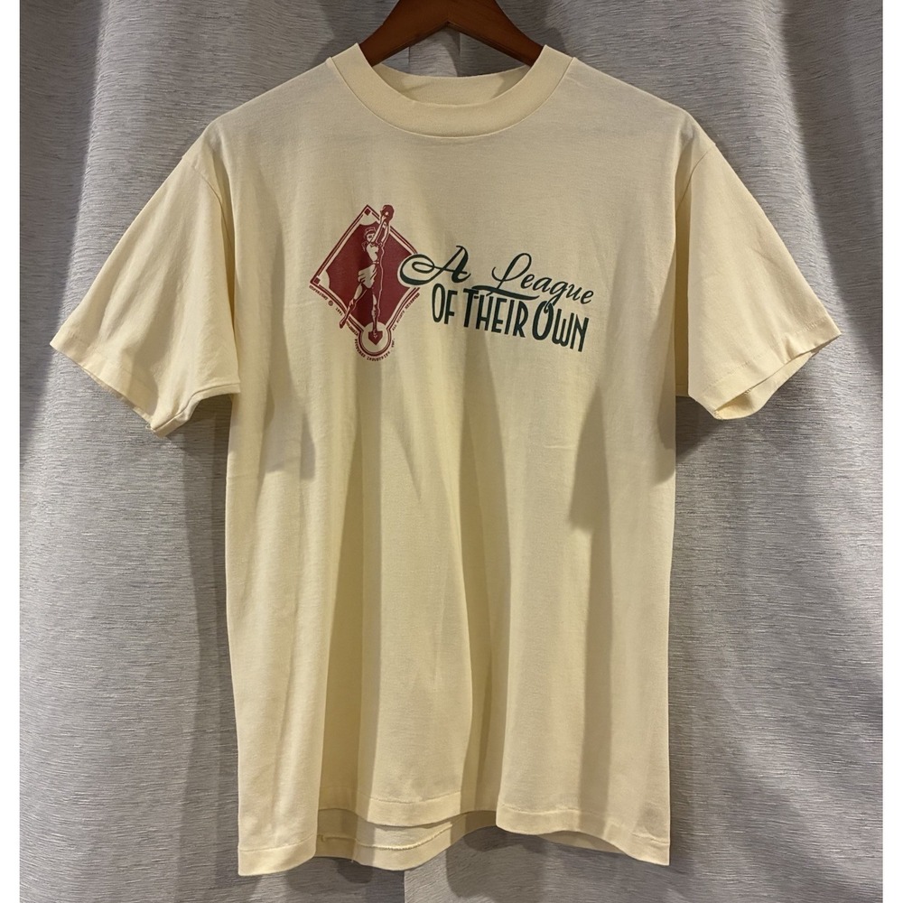 Vintage A League‎ of Their Own MOVIE SWAG T-shirt Size Large 90s